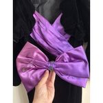 Vintage 80s 90s Roberta Black Dress Jacket SET Party Prom‎ Small Medium Photo 6