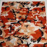 Wide Orange Camo Headband Photo 1