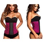 Ann Chery Women's Faja Clasica Print Workout Waist Cincher Trainer Pink Size L Photo 4