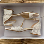 Alex Marie  Belami Pearl Square Toe Dress Sandals Size 8.5 Photo 4