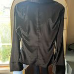 ZARA Satin Black Blouse Size XS Photo 1