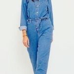 Object Objmanya Denim Blue Jumpsuit Size XS Photo 0