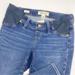 Madewell  Maternity Side-Panel Skinny Jeans Wendover Wash: Adjustable Tenel Denim Photo 6