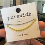 Pura Vida  Neon Chain Anklet Photo 1