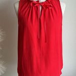 Violet+Claire Cherry Red tie neck blouse coquette girl aesthetic Photo 0