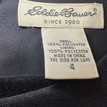 Eddie Bauer  sleeveless Maxi sheath dress black size 4 Career Photo 5