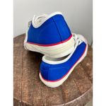 Sandro Paris Anouk Flame Solde Canvas Sneakers Royal Blue Lace Up US Size 8 Photo 11