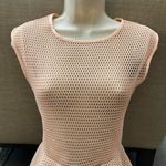 Gracia NWT  peach mesh peplum style top! Sz S. Retails for $95 Photo 2