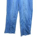 Denim & Co . Stretch Wide Leg Jeans with Seam Detail Medium Wash 14 Reg. Photo 6