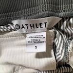 Athleta Gray White Striped Brooklyn Ankle Pants Size 2 Pull On Stretch Casual Photo 4