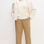 Everlane Wool Flannel Pull-On Pant Tapered Trouser Manteco Tan Beige NEW Size XS Photo 10