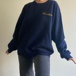 Jerzees Navy Blue Crew Neck Crown Royal Sweatshirt Photo 0