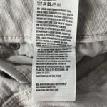 American Eagle  SZ 00 Mom Straight Jeans Mid-Rise Distressed Rips Pockets Gray Photo 11