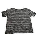 Old Navy Short Sleeve Textured Boxy Top Size Large Minimalist Neutral Casual Photo 1
