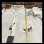 Ed Hardy  White Shirt with Black Tattoo Graphics Photo 5