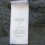 Everlane NWT Overized Alpaca Cardigan in Heather Black V-neck Sweater M Photo 5