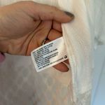 Kell Parker white crochet open coverup robe size small White Photo 3