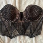 Victoria Sport Black and tan strapless bustier corset  Photo 0