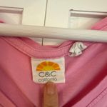 C&C California C&C pink vneck cotton tshirt size xs Photo 2