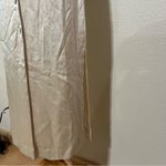 Nanushka Sayan tie waist button front satin midi slip dress Photo 3