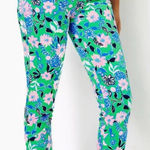 Lilly Pulitzer  Womens Corso Pant Sz 16 Luxletic Spearmint Golf Till You Drop Photo 0