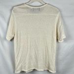 Sag Harbor  Petite Cream Sweater Blouse Large Photo 3