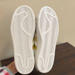 Adidas  Superstar White with Gold Stripes Photo 2