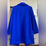 Sam Edelman Vibrant Blue Trench Coat- Size M, NWOT Photo 1