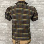 Anthropologie  dra ruffle neck textured top Photo 3