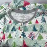 HonestBaby Organic Cotton Holiday Feelin' Pine Jammies Pajamas XXLarge White Size XXL Photo 1
