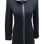 Horny Toad   Monterosa Car Coat Wool Blend Size Small Charcoal Grey Pockets Photo 0