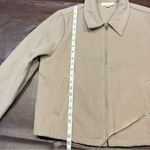 MELLODAY  Light Weight Zip Up Coat Pockets Collar Beige preppy neutral women’s XL Photo 11