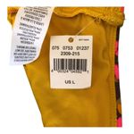 Aerie  NWT Scoop Bikini Top Tropical Floral Green Hot Pink Gold Removable Pads LG Photo 8