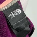 The North Face • Ombré Striped Purple Fleece Zip Up Jacket Photo 3