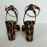 Jessica Simpson Leopard Print JS Nazela Ankle Strap Chunky Heels Women Size 8.5 Photo 8