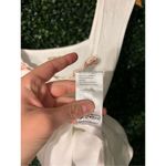 Free People We The Free Secrets Tee Tank Sz Large NWOT Cream Floral Cropped Photo 4