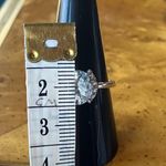 Natural Aquamarine Sterling Silver Ring Size 9 Photo 7