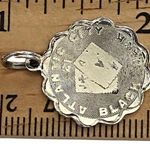 Vintage 925 Sterling Silver Atlantic City Black Jack Charm RARE Photo 2