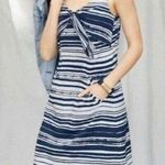 CAbi  Cruise Yacht Knot Striped Navy Striped Dress Photo 0