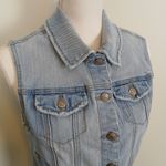 Judy Blue Denim Vest Women Large 90s Western Grunge Retro Tomboy Boho Streetwear Photo 1