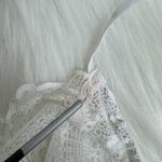 Women's Shop17 Lace Accent Romper Size Medium White Photo 4