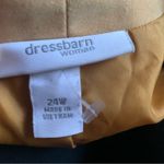Dress Barn  Yellow Zip Blazer Jacket Size 24W Photo 10