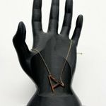 Savvy Nordstroms Cie Jewels 14k Gold Plated XL Initial A Necklace NWD Photo 1