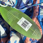 Farm Rio NWT  Blue Foliage Off White Tiered Flowy Midi Sun Dress Floral Pink XXS Photo 3