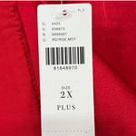 Endless Rose  Anthropologie Mini Skirt 2XL Red Tweed Plaid Academia Preppy NEW Photo 11