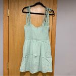 WAYF  Mint Green Mini Dress - Size Large Photo 2