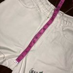 Guess white denim beach resort cuffed shorts sz 27 Photo 6