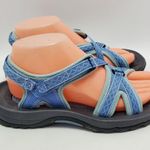 Lands End Women's All Weather Hiking Flat Sandals Blue Size 7B Photo 0