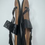 BOC Born Concept Black Faux Leather Slingback Sandals Size 10M Photo 4