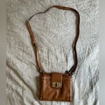 Merona  light brown leather cross-body bag Photo 0